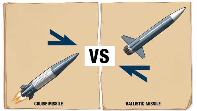 تفاوت موشک کروز و بالستیک چیست