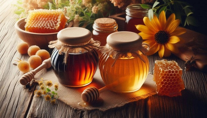 فرق عسل تیره و روشن