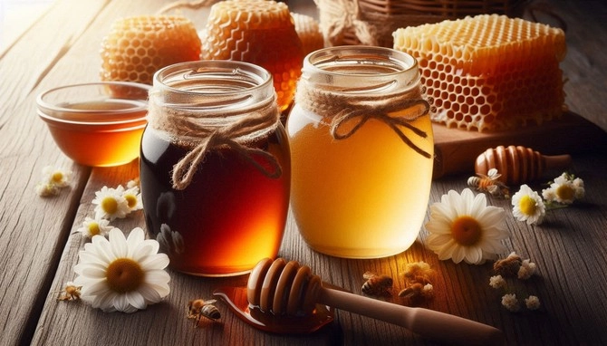 فرق عسل تیره و روشن