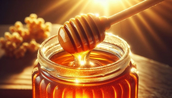 اگر عسل شکرک بزند