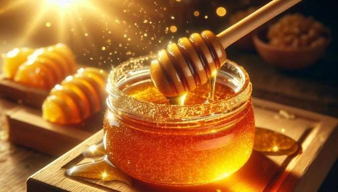 اگر عسل شکرک بزند