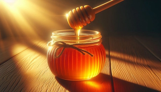 اگر عسل شکرک بزند