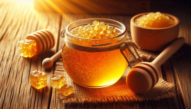 اگر عسل شکرک بزند