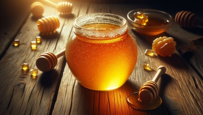 اگر عسل شکرک بزند