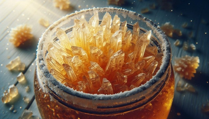 اگر عسل یخ بزند