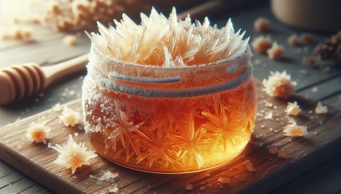 اگر عسل یخ بزند