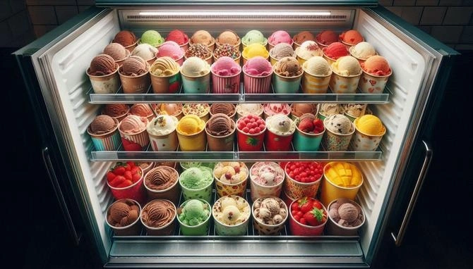 جذب مشتری بستنی فروشی