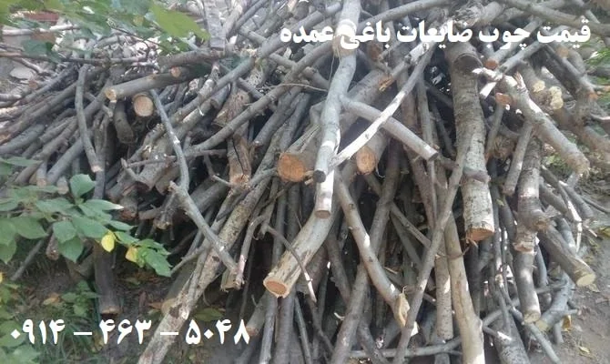 قیمت چوب ضایعات باغی عمده
