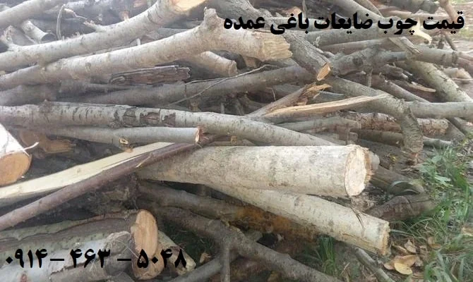 قیمت چوب ضایعات باغی عمده