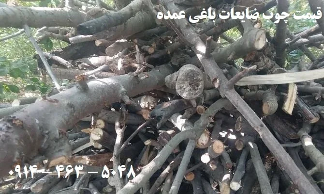 قیمت چوب ضایعات باغی عمده